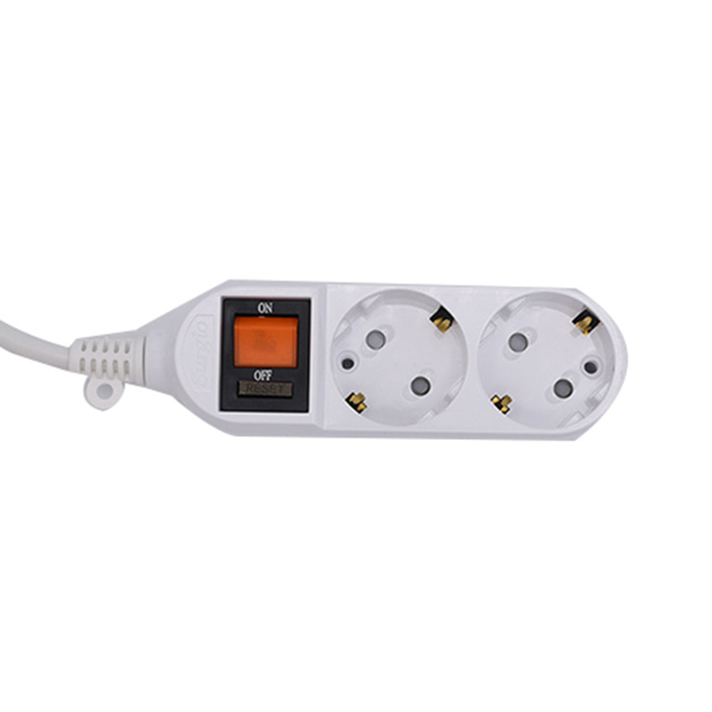 Copper Full 2 Outlets EU Socket Standard dengan suis perlindungan yang berlebihan Copper Full 2 Outlets EU Socket Standard dengan suis perlindungan yang berlebihan