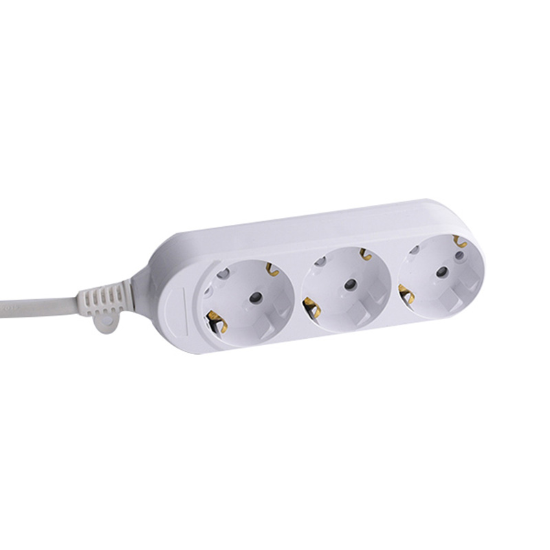 220V-2550V 3 Outlet Soket Standard EU Tanpa Switch 220V-2550V 3 Outlet Soket Standard EU Tanpa Switch