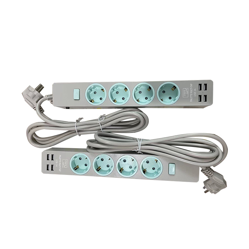 SAFE 1 Outlet EU Standard Wireless Socket dengan 2 port USB